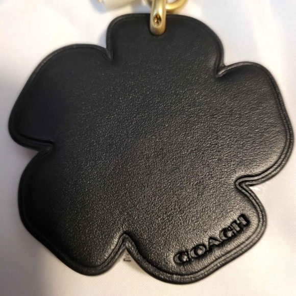 Coach Swinger 20 Floral Print Shoulder Bag With Tea Rose Bag Charm - Picture 9 of 10